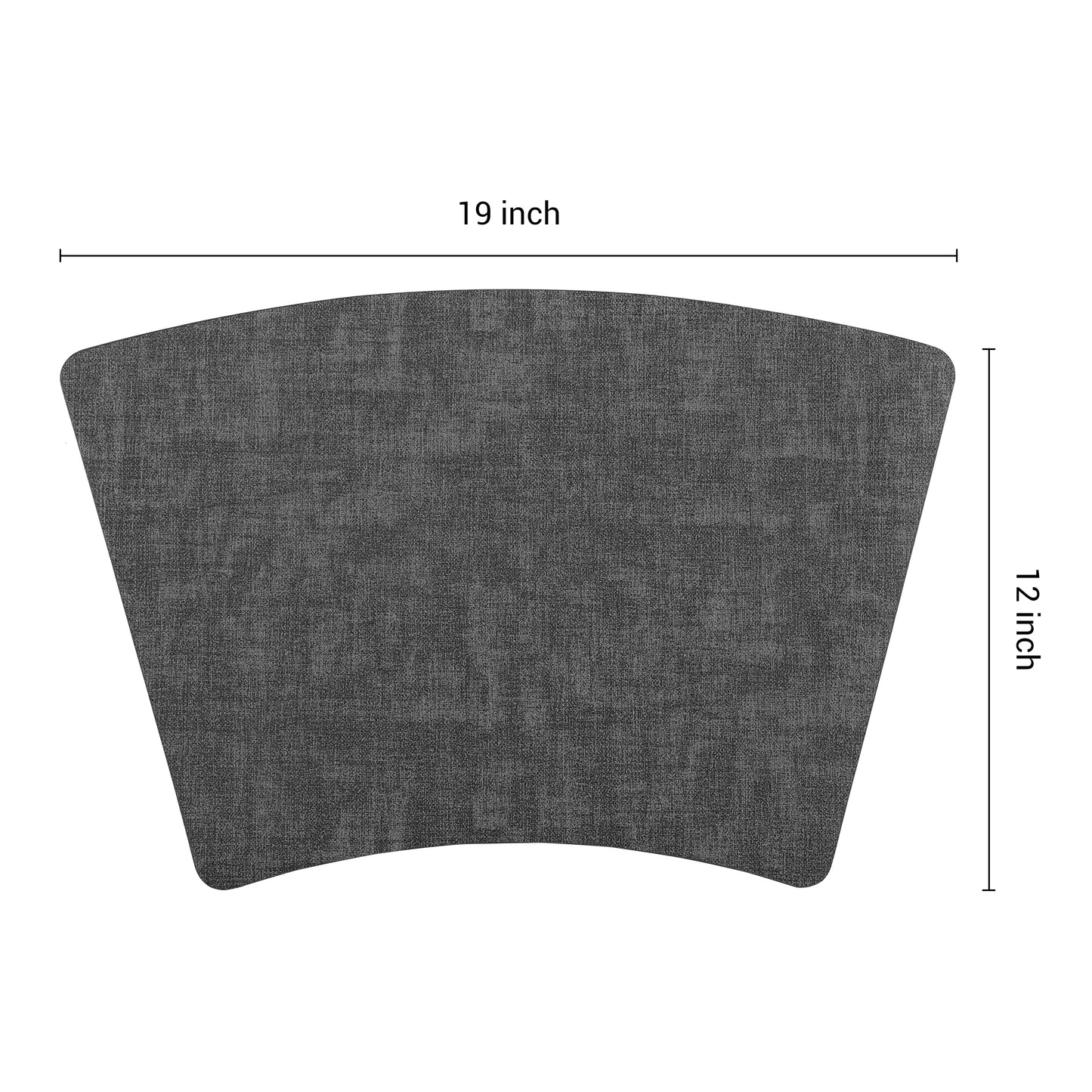 Set of 6 Faux Leather Placemats for Kitchen Dining Table Decor, Washable Heat Resistant 19*12in