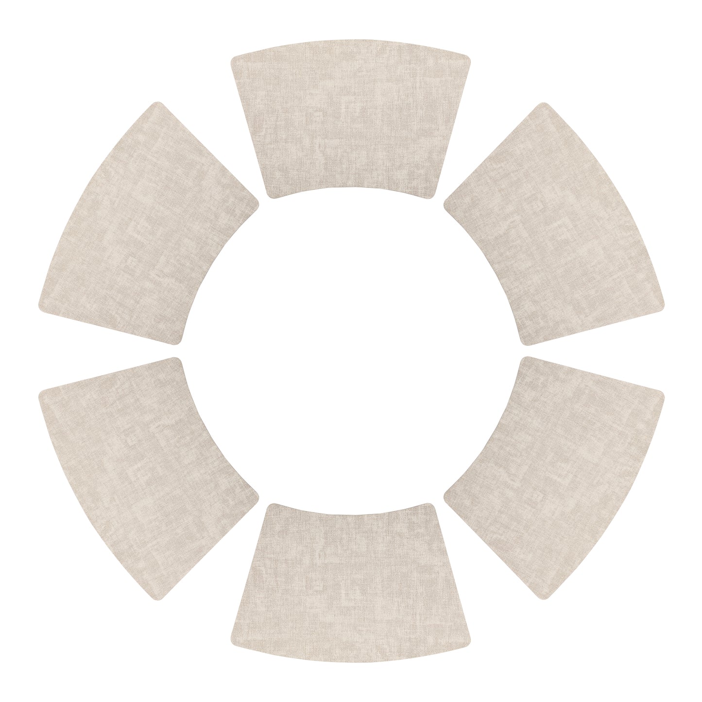 Set of 6 Faux Leather Placemats for Kitchen Dining Table Decor, Washable Heat Resistant 19*12in