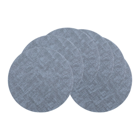 Set of 6 Placemats for Kitchen Dining Table Decor, Washable Heat Resistant 13*13in