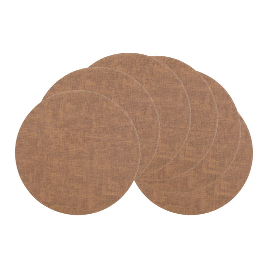 Juego de 6 manteles individuales para decoración de mesa de cocina y comedor, lavables y resistentes al calor, 33 x 33 cm