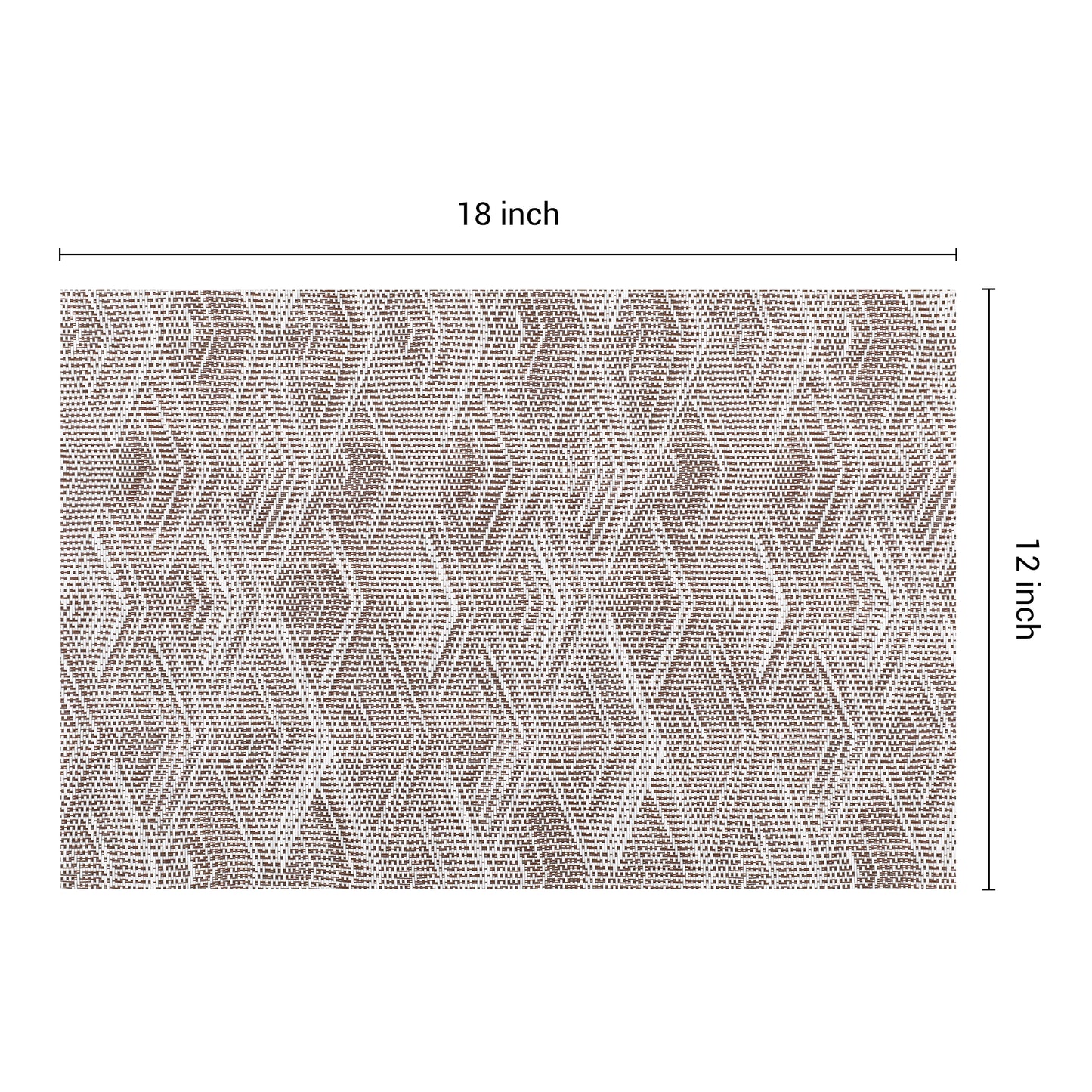 Placemats Set of 8 PVC for Kitchen Dining Table Decor Heat Resistant Wipeable 18*12in