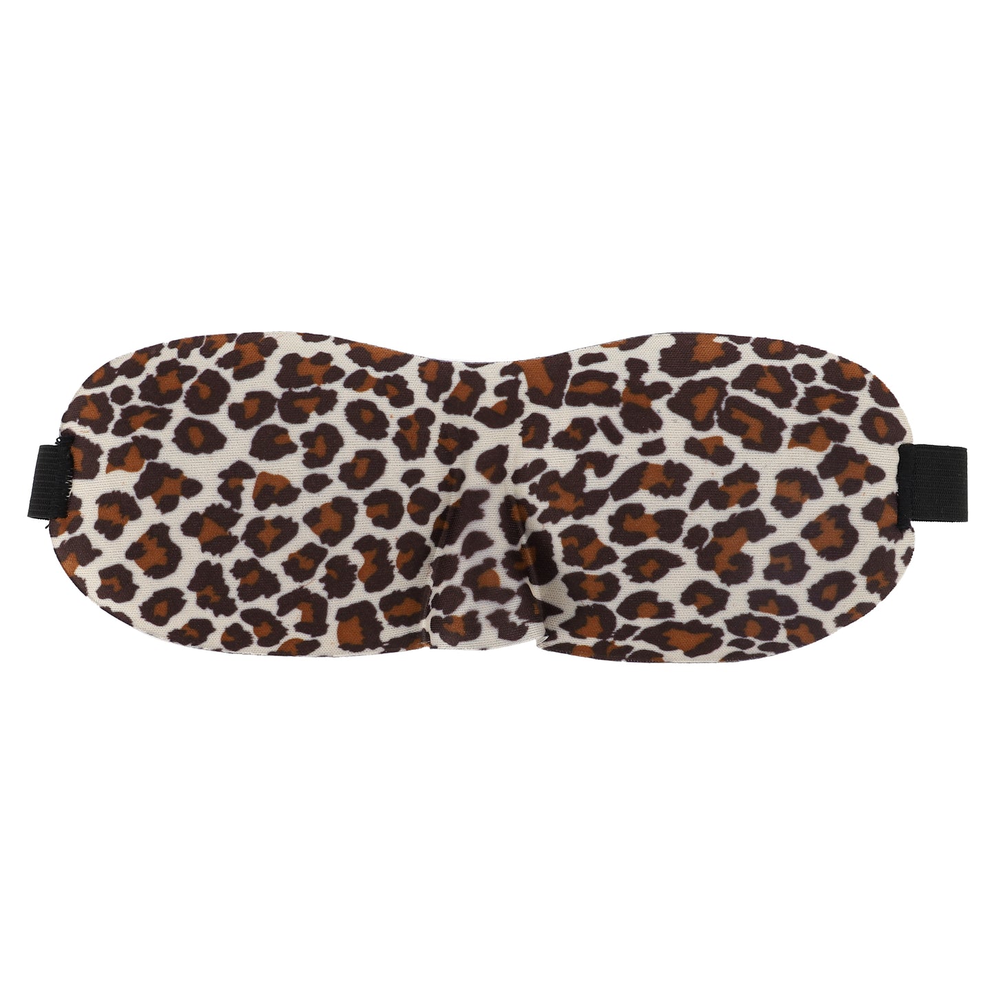 Breathable Leopards Pattern 3D Sleep Eye Mask for Rest Brown