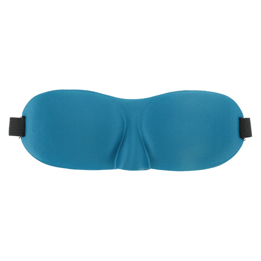 Breathable Elastic Band 3D Sleep Mask for Travel Rest Sky Blue