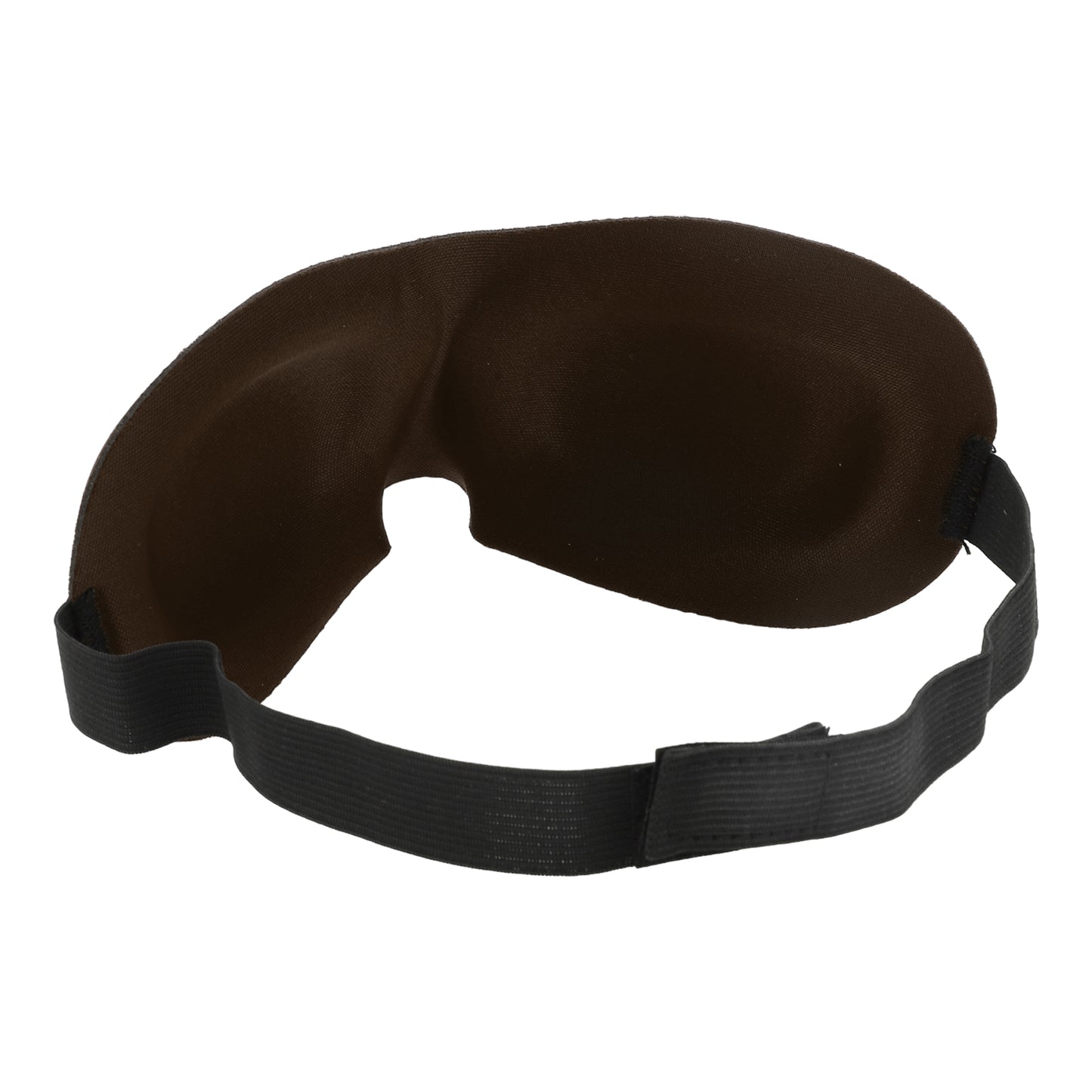 Breathable Elastic Band 3D Sleep Mask for Travel Rest Brown