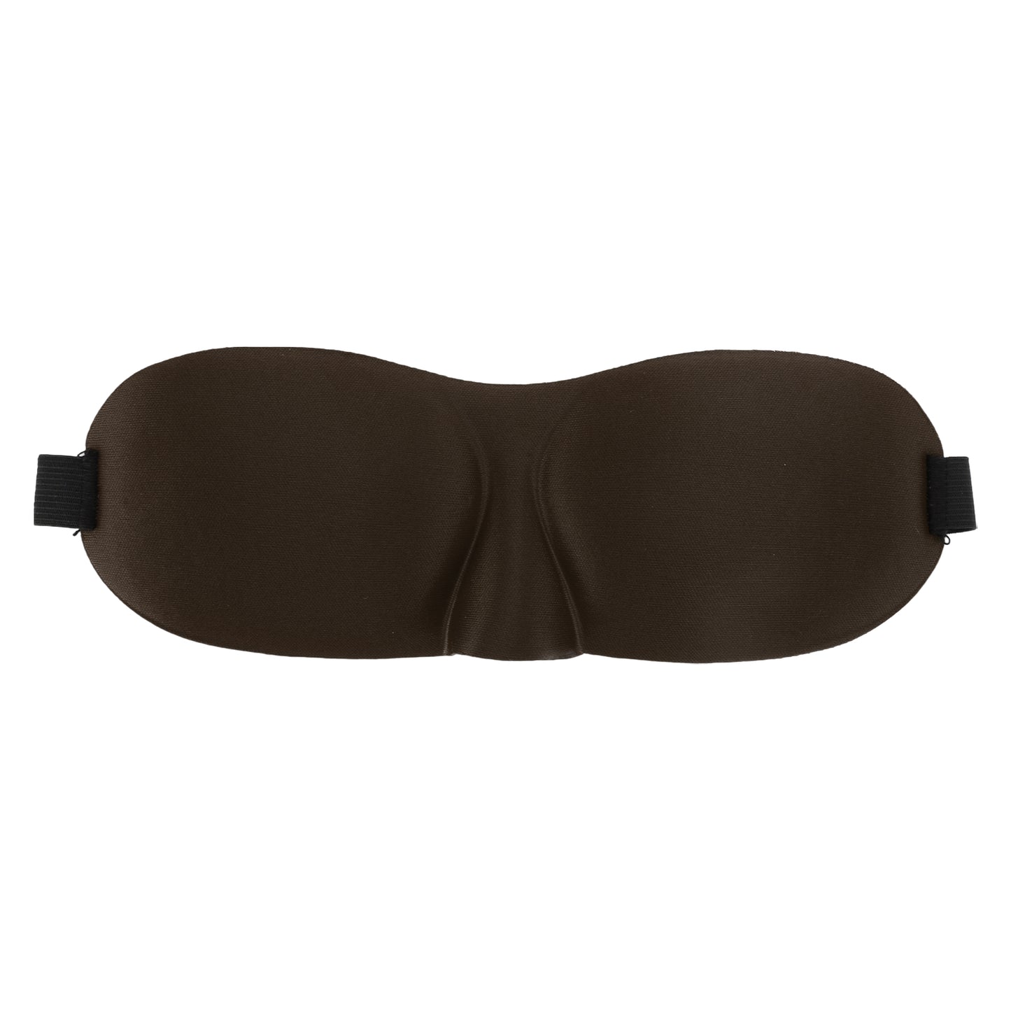 Breathable Elastic Band 3D Sleep Mask for Travel Rest Brown