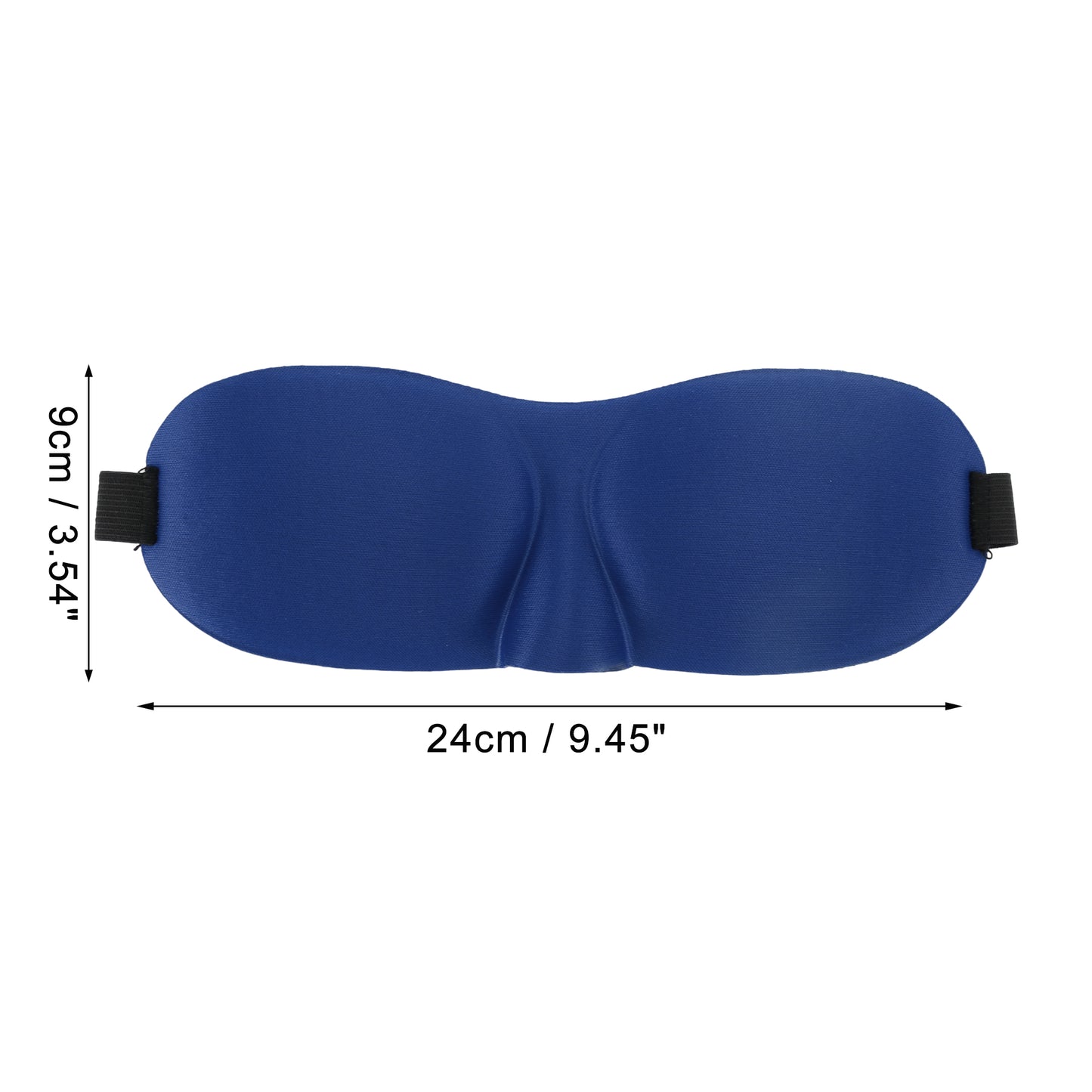 Breathable Elastic Band 3D Sleep Mask for Travel Rest Blue