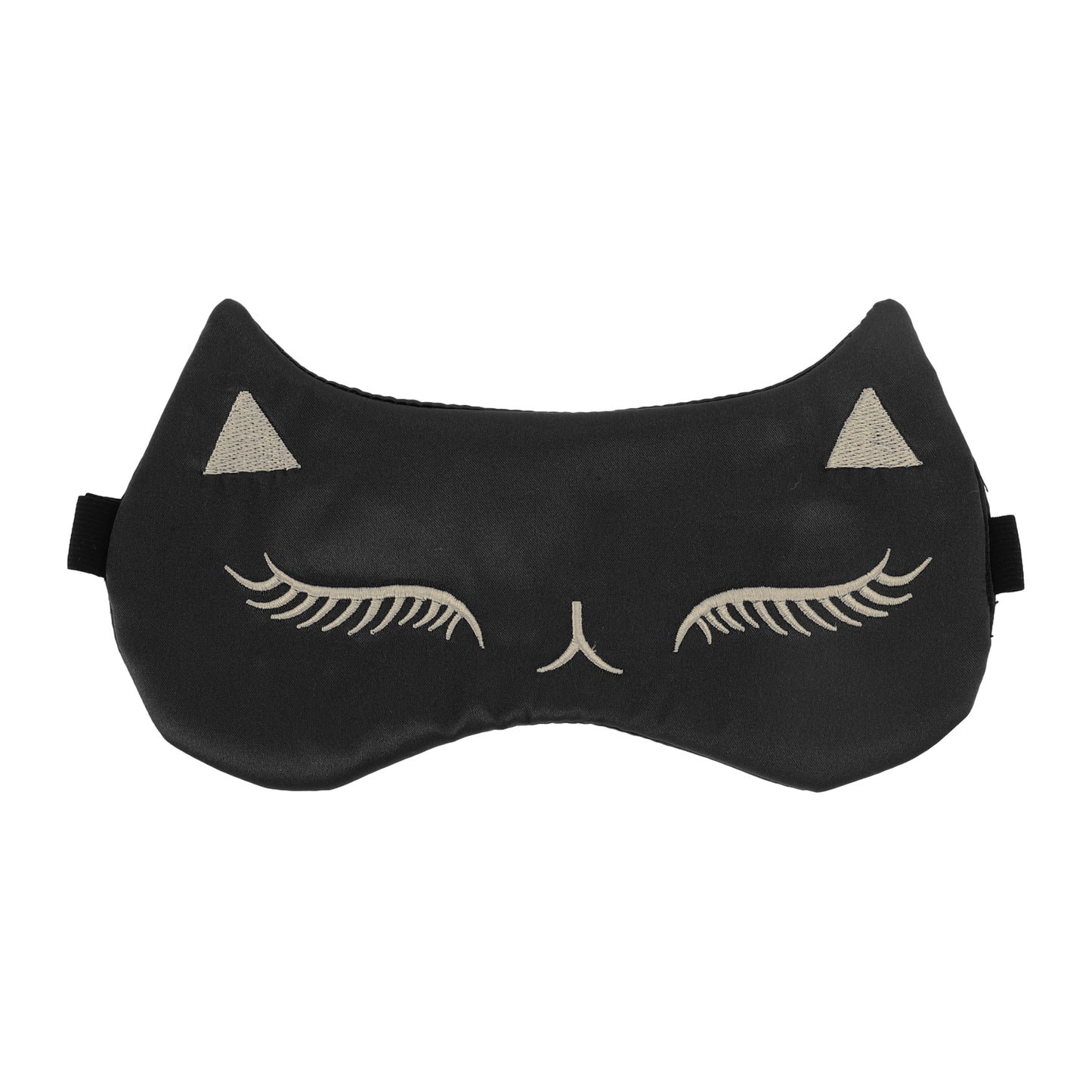 Soft Cartoon Sleep Mask Eye Shade Cover for Travel Black