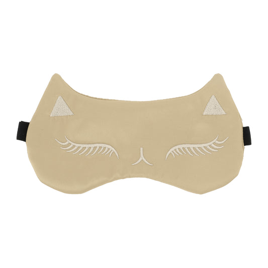 Soft Cartoon Sleep Mask Eye Shade Cover for Travel Brown