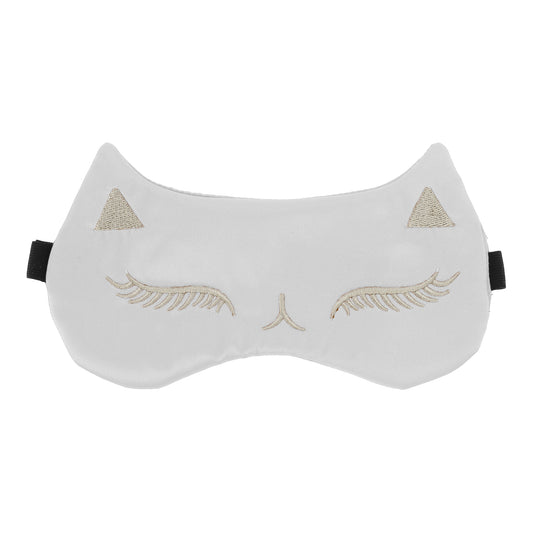 Soft Cartoon Sleep Mask Eye Shade Cover for Travel Silver Tone