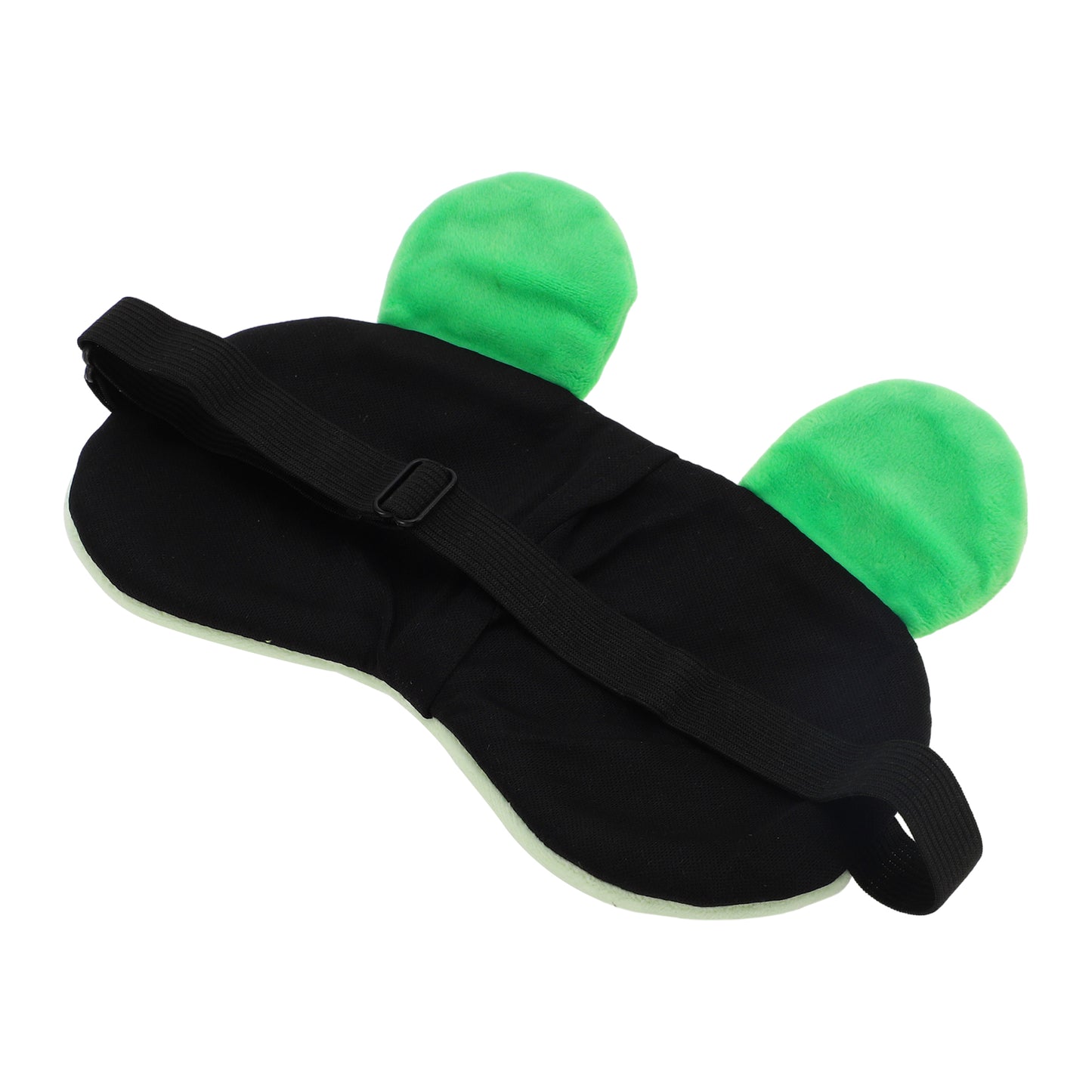 Soft Cartoon Frog U-shaped Mouth Sleep Eye Mask for Travel Green