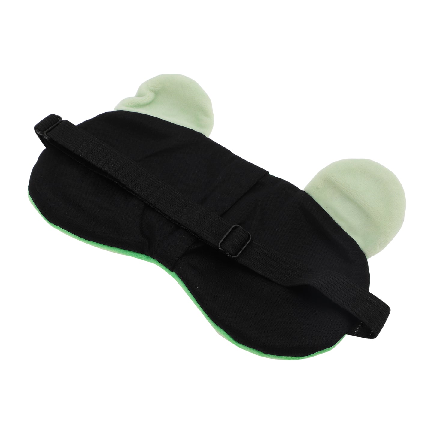 Soft Cartoon Frog V-shaped Mouth Sleep Eye Mask for Travel Green