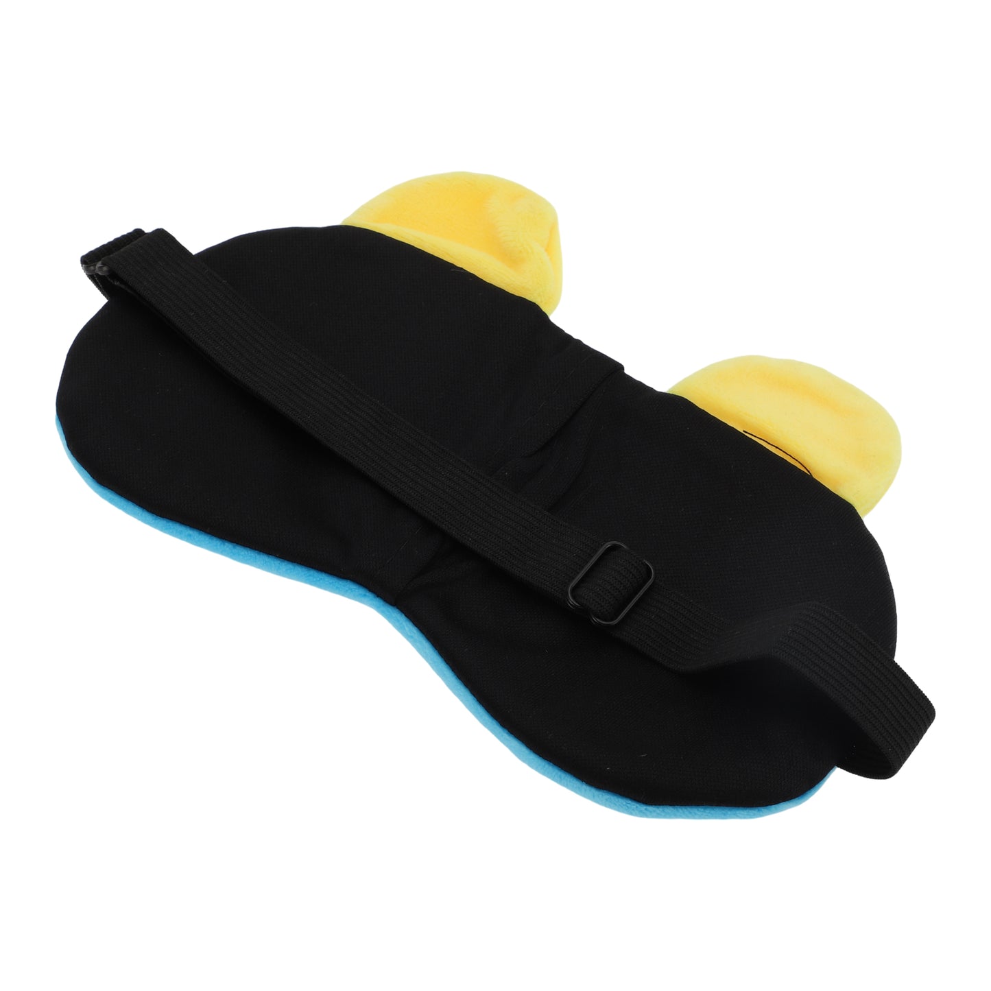 Soft Cartoon Staring Eyes Sleep Eye Mask for Travel Blue