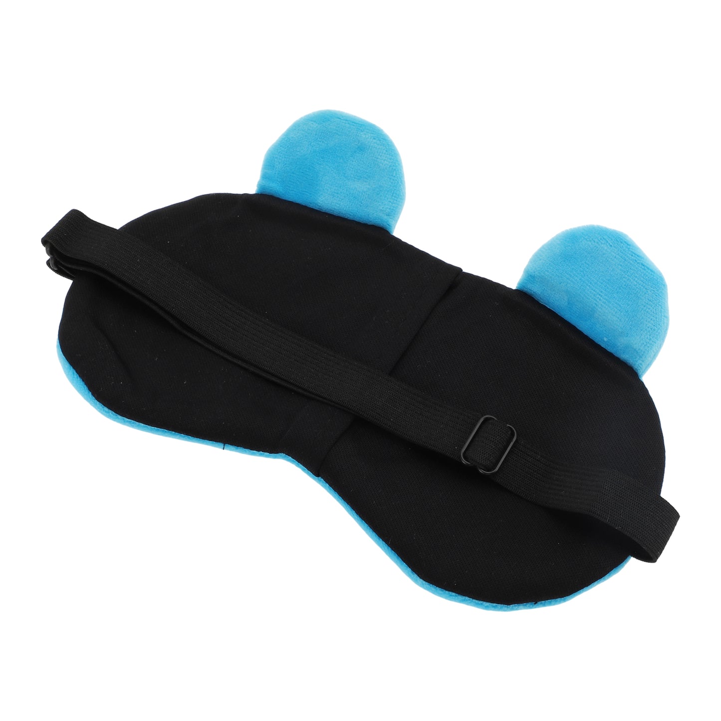Soft Cartoon Bears Sleep Eye Mask for Travel Blue