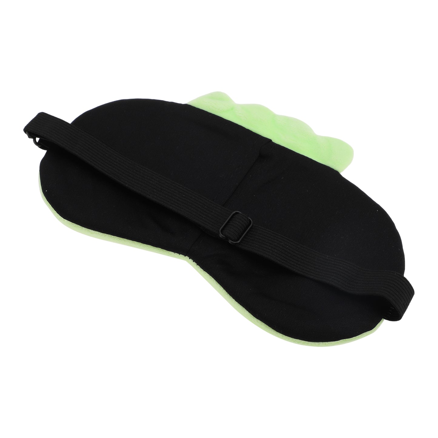 Soft Cartoon Monster Sleep Eye Mask for Travel Green
