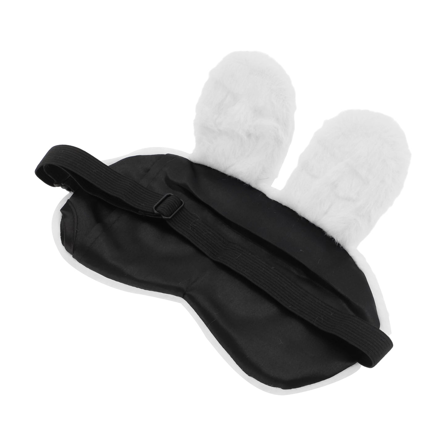 Soft Cartoon Rabbit Sleep Mask for Travel for Rest White