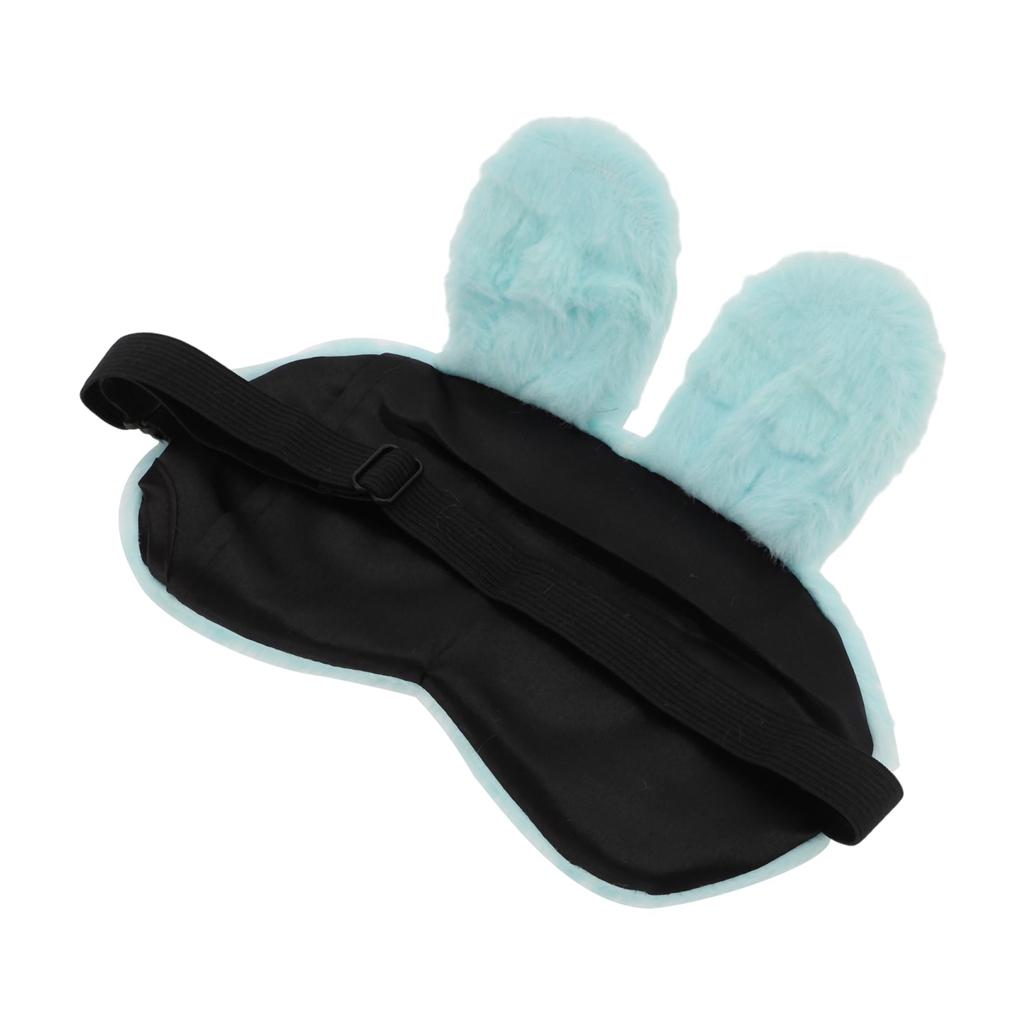 Soft Cartoon Rabbit Sleep Mask for Travel for Rest Blue