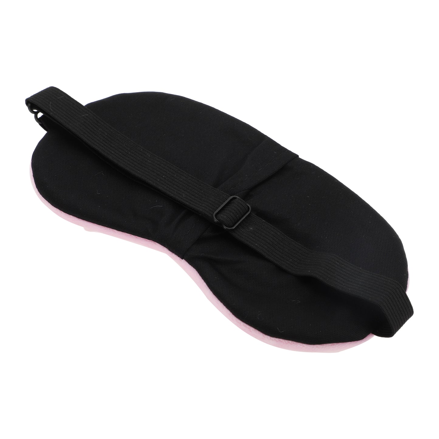 Soft Cartoon Wave Sleep Eye Mask for Travel Pink