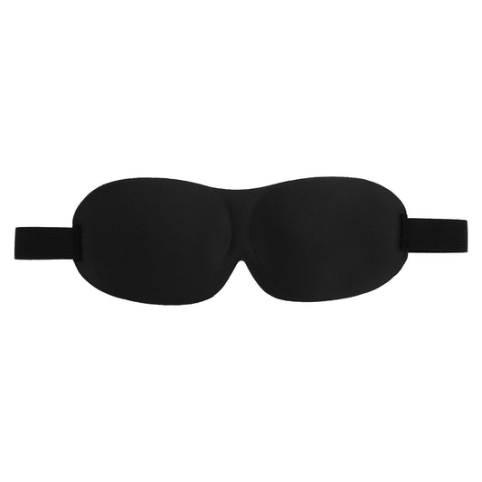 Breathable Magic Tapes 3D Sleep Mask Eye Shade Cover for Rest Black