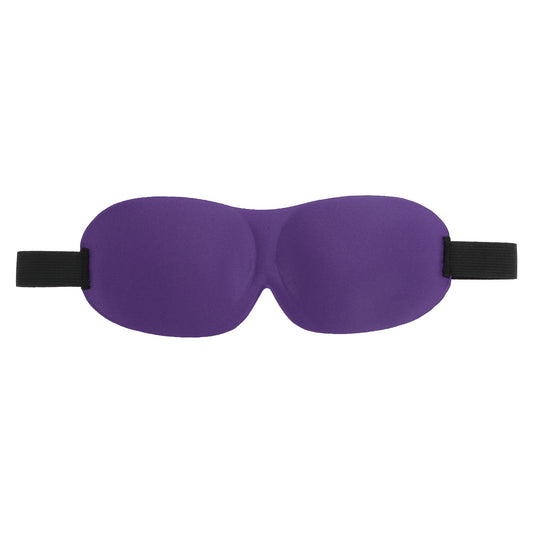Breathable Magic Tapes 3D Sleep Mask Eye Shade Cover for Rest Purple