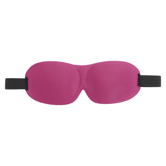 Breathable Magic Tapes 3D Sleep Mask Eye Shade Cover for Rest Rose Red
