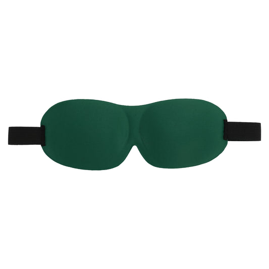 Breathable Magic Tapes 3D Sleep Mask Eye Shade Cover for Rest Green