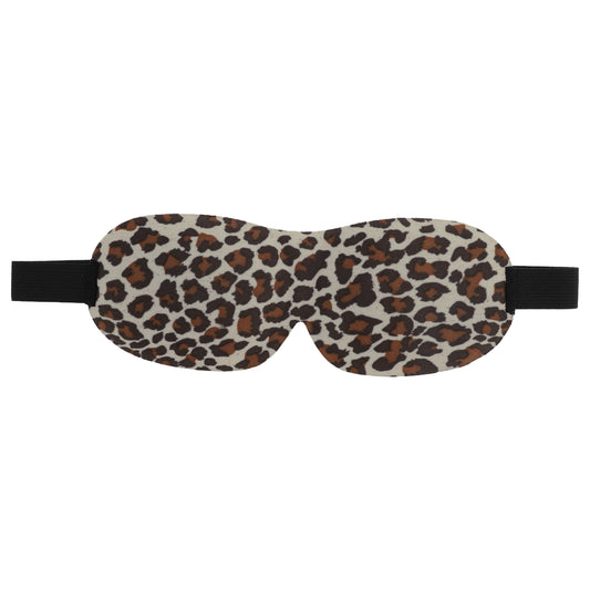 Breathable Magic Tapes 3D Sleep Mask Shade Cover for Rest Brown