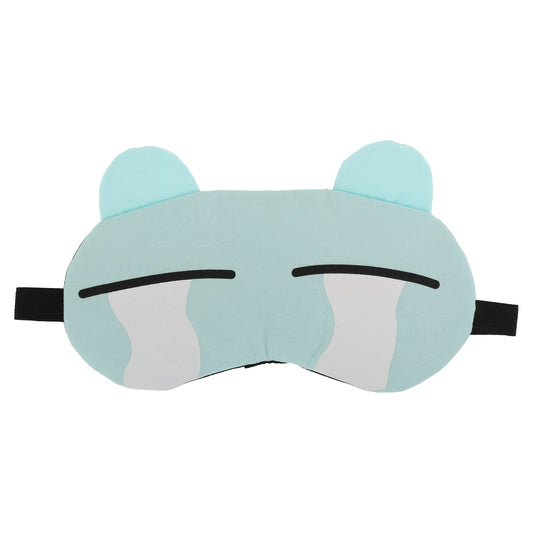 Soft Cartoon Tears Sleep Mask Eye Shade Cover for Travel Light Blue