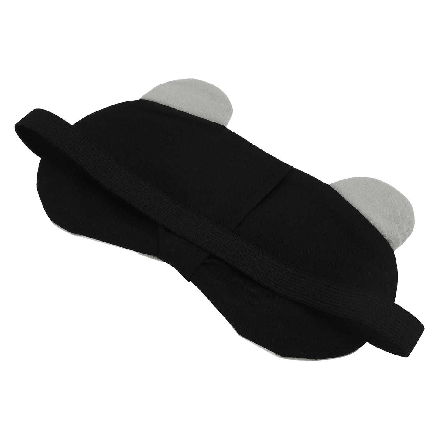 Soft Cartoon Frightened Sleep Mask for Travel Gray