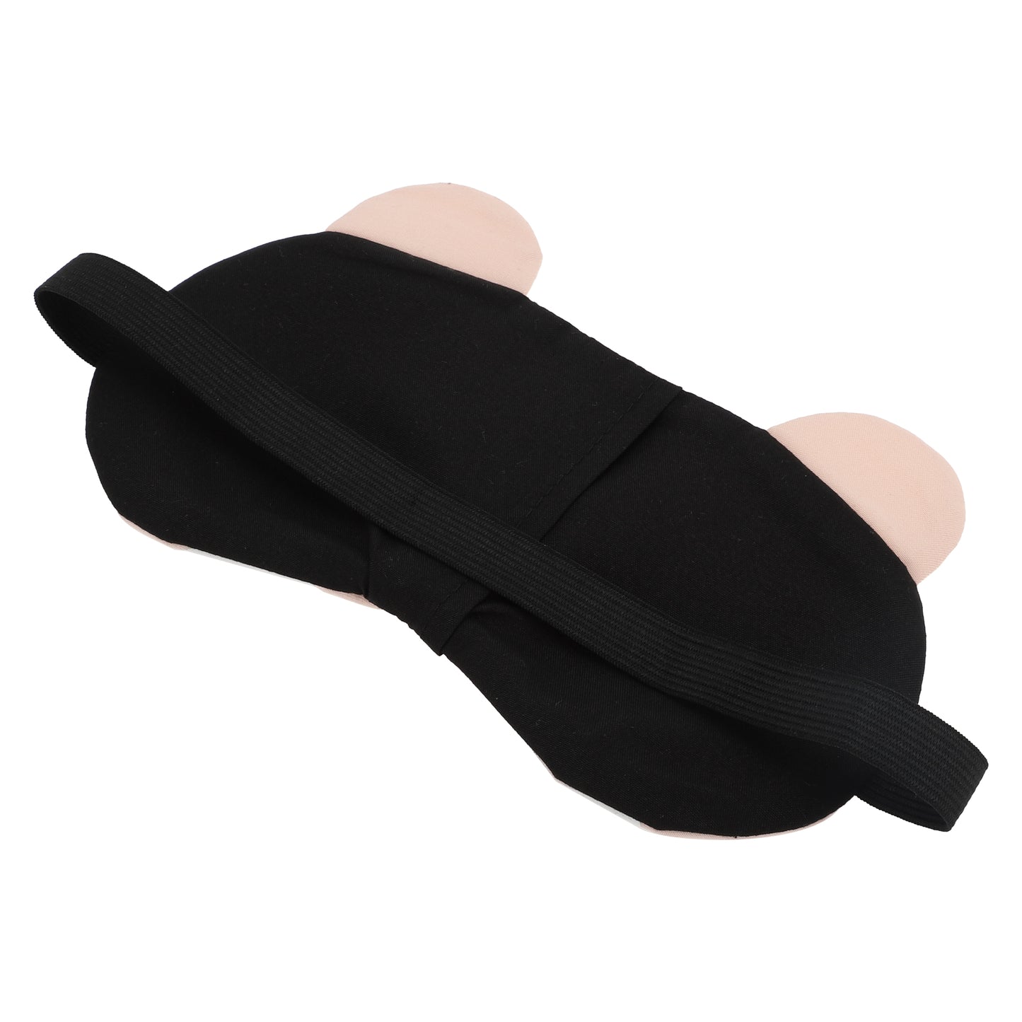 Soft Cartoon Cunning Expression Sleep Mask for Travel Pink