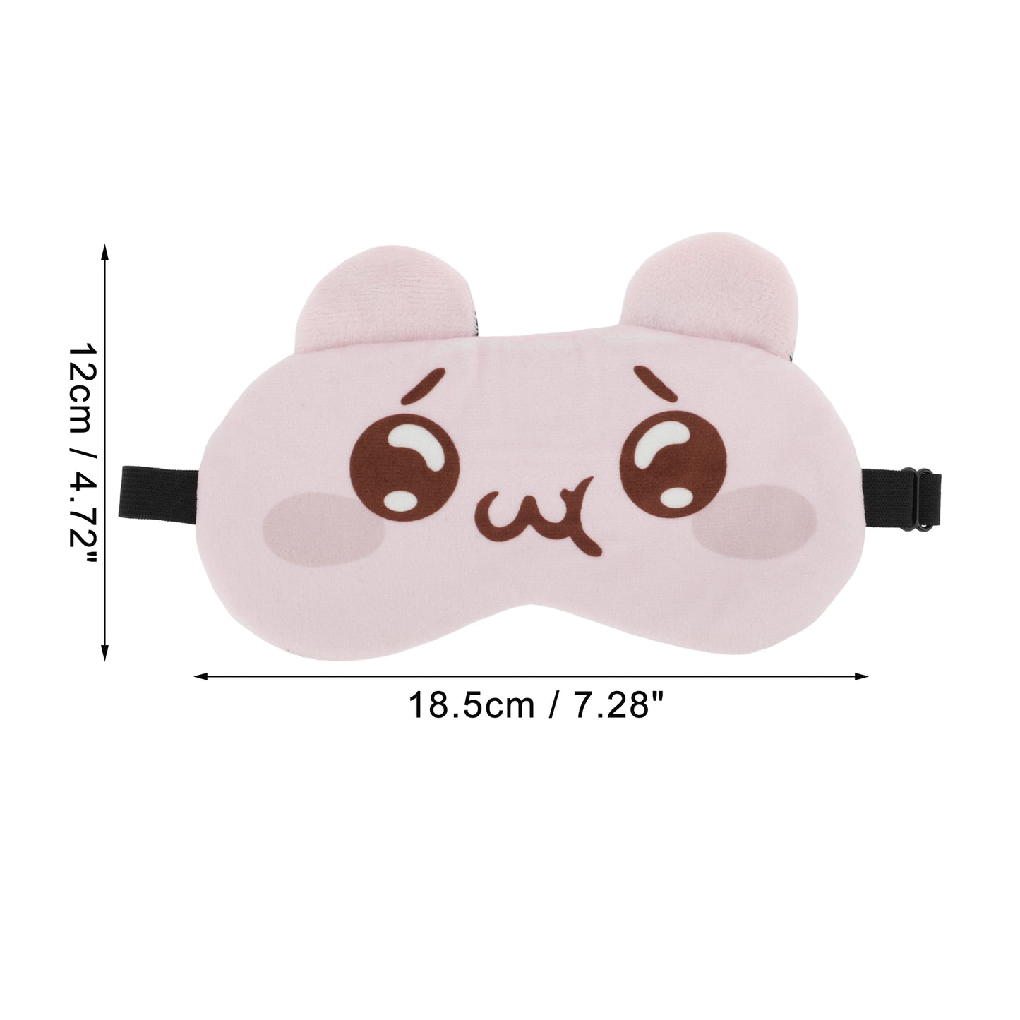 Soft Cartoon Cute Sleep Mask Eye Shade Cover for Travel Pink