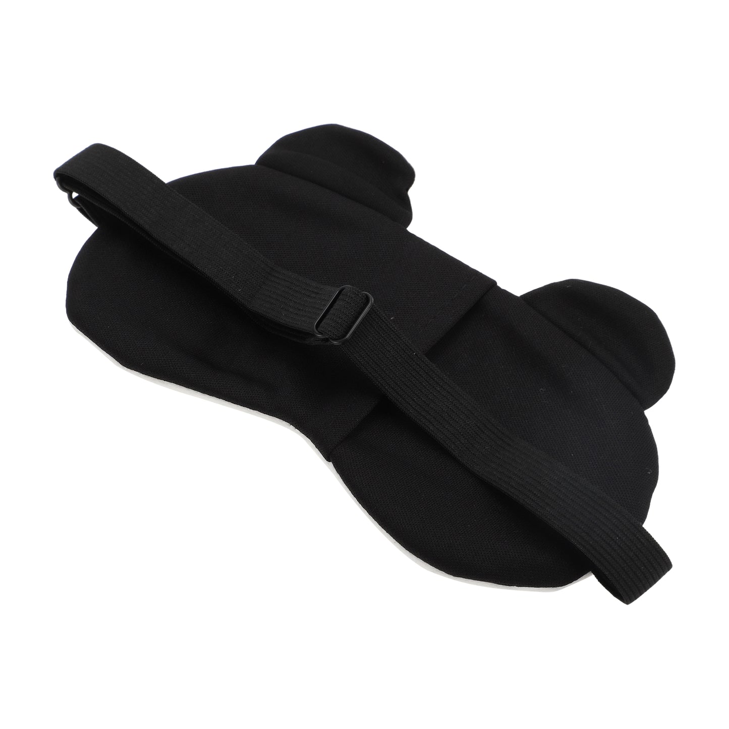 Soft Cartoon Sleep Mask Eye Shade Cover for Travel Khaki White