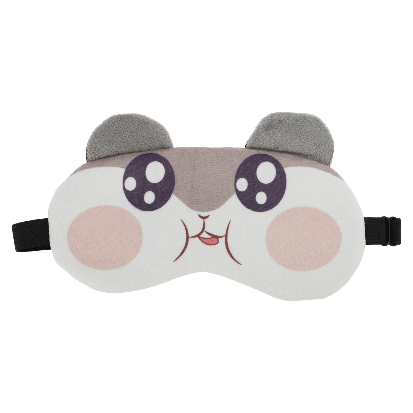 Soft Cartoon Sleep Mask Eye Shade Cover for Travel Khaki White