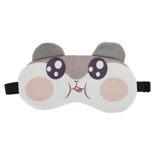 Soft Cartoon Sleep Mask Eye Shade Cover for Travel Khaki White