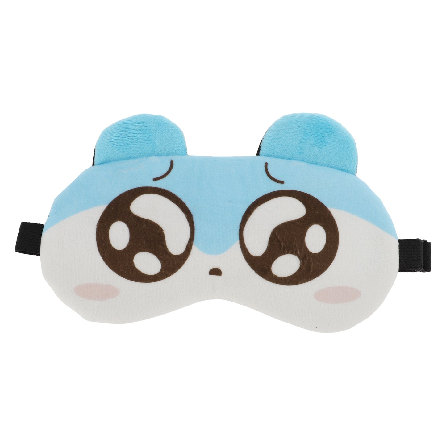 Soft Cartoon Big Eyes Sleep Mask Eye Shade Cover for Travel Blue White