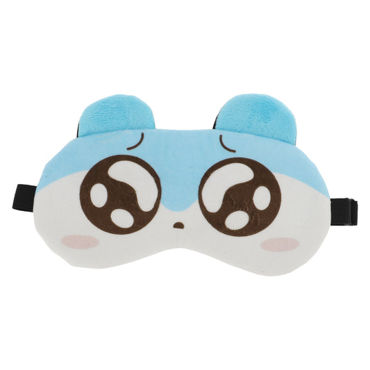 Soft Cartoon Big Eyes Sleep Mask Eye Shade Cover for Travel Blue White