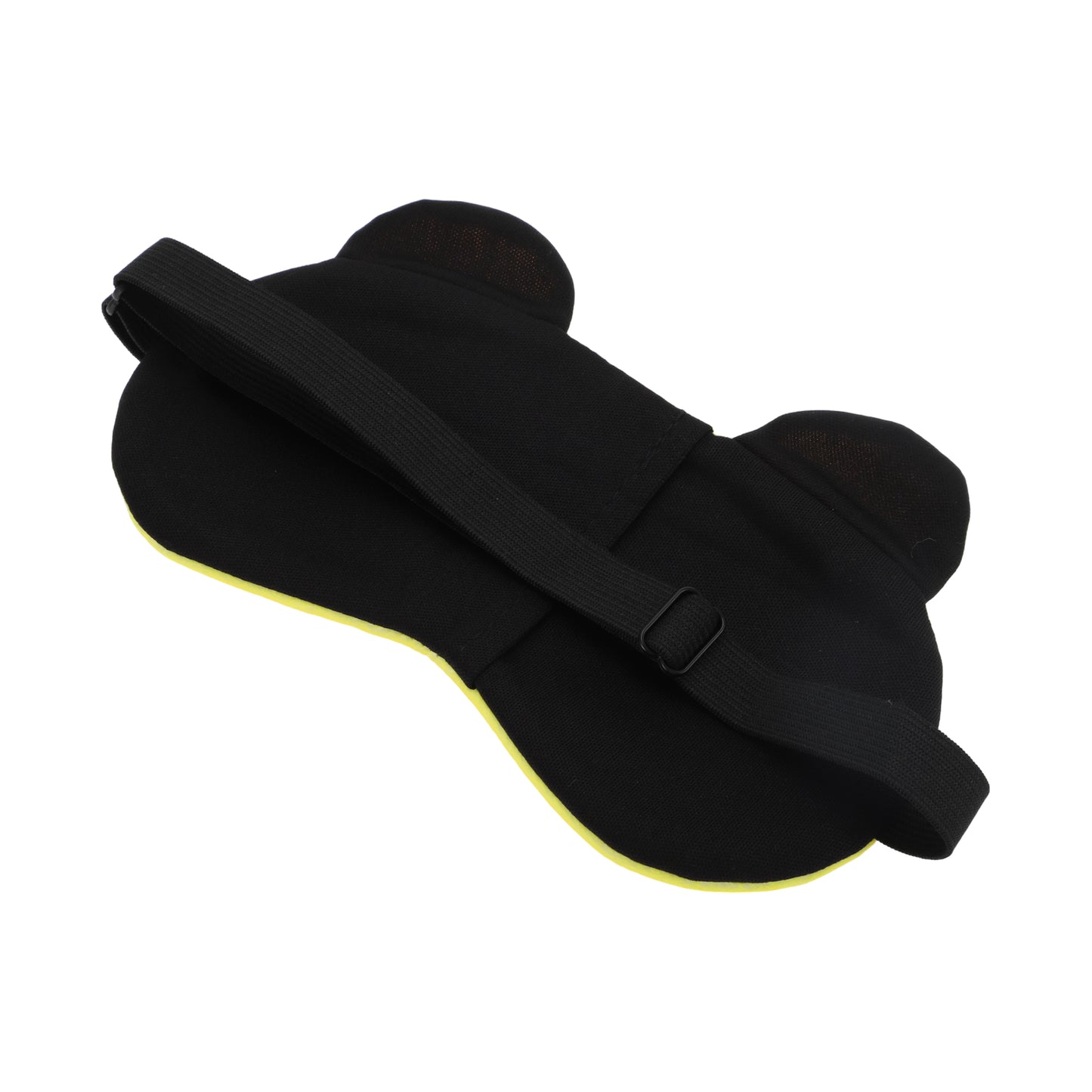 Soft Cartoon Square Eyes Sleep Mask Eye Shade Cover for Travel Yellow