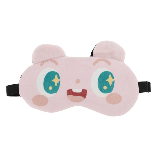 Soft Cartoon Acting Cute Sleep Mask Eye Shade Cover for Travel Pink