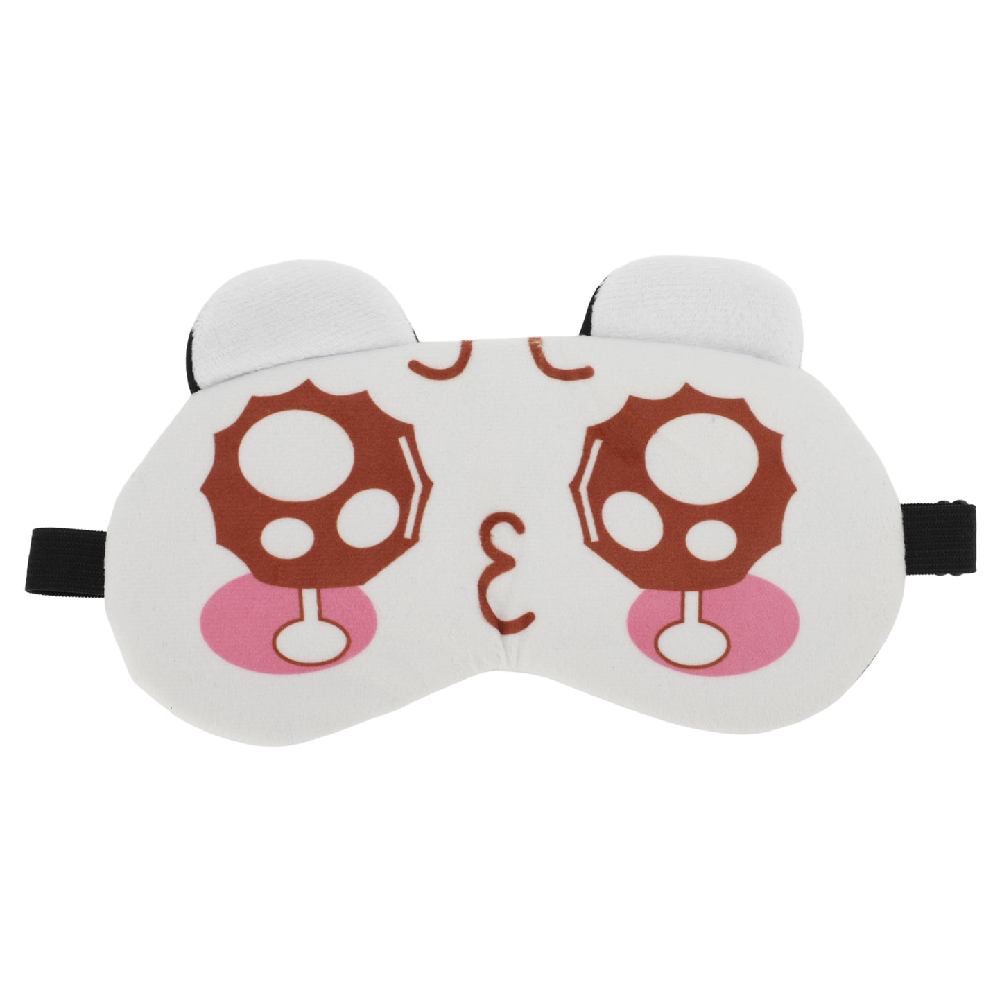 Soft Cartoon Pouting Sleep Mask Eye Shade Cover for Travel White