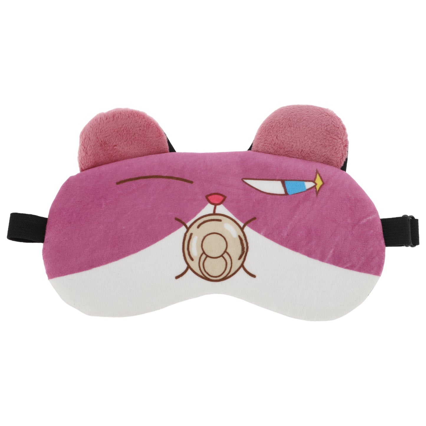 Soft Cartoon One Eye Sleep Mask Eye Shade Cover for Travel Purple White