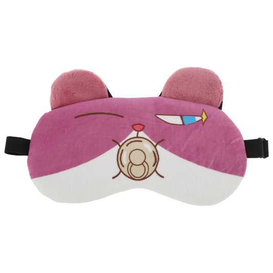 Soft Cartoon One Eye Sleep Mask Eye Shade Cover for Travel Purple White