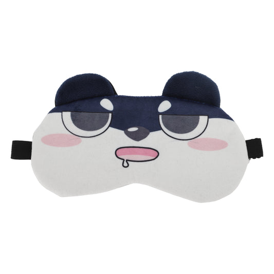 Soft Cartoon Stare Eyes Sleep Eye Mask for Travel Black White