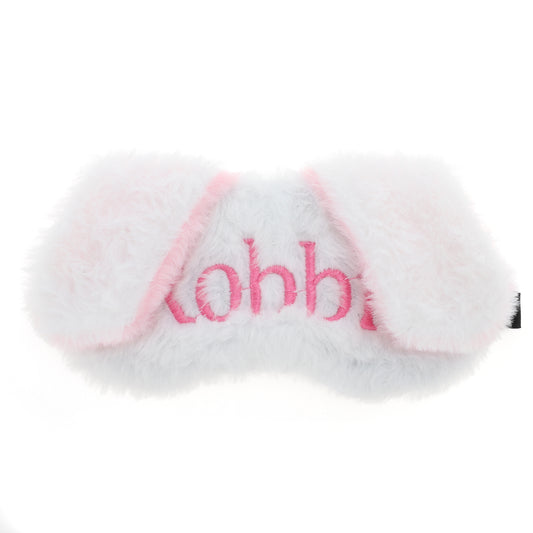 Soft Cartoon Ears Sleep Mask Eye Shade Cover White