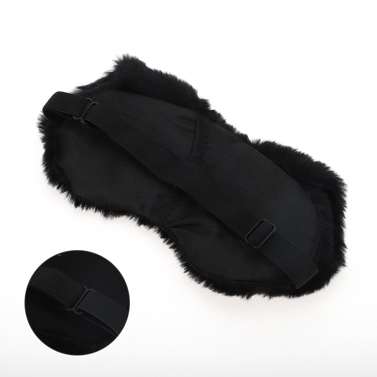 Soft Cartoon Ears Sleep Mask Eye Shade Cover Black