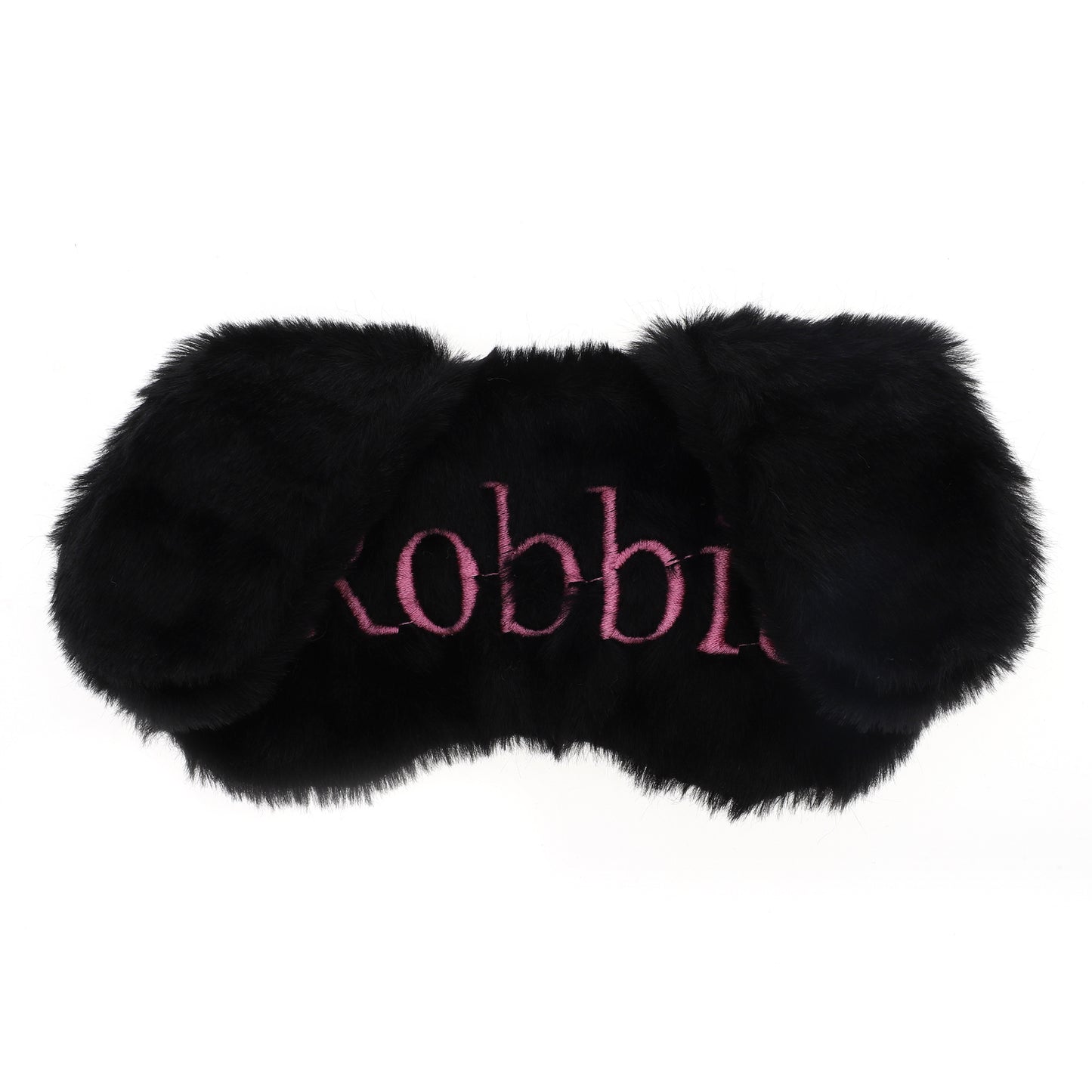Soft Cartoon Ears Sleep Mask Eye Shade Cover Black