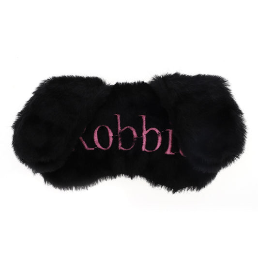 Soft Cartoon Ears Sleep Mask Eye Shade Cover Black