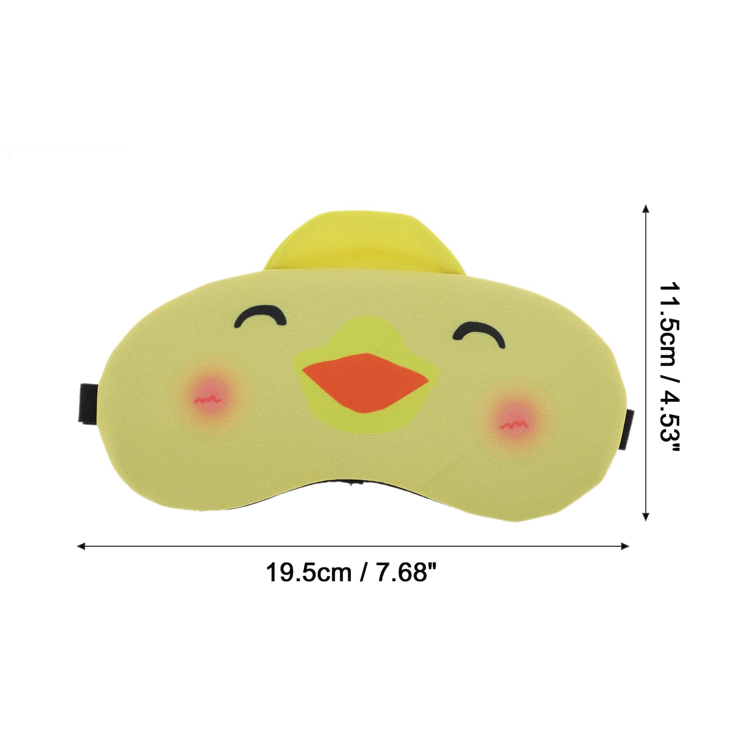 Soft Sleep Mask Cartoon Ducks Eye Shade Cover for Rest Yellow