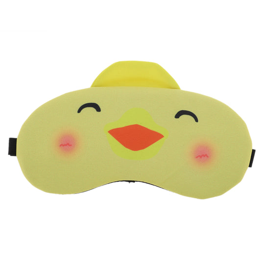 Soft Sleep Mask Cartoon Ducks Eye Shade Cover for Rest Yellow