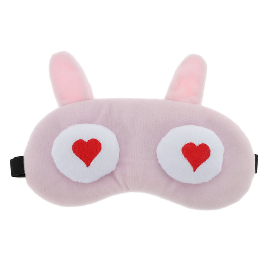 Soft Sleep Mask Love Eyes Eye Shade Cover for Rest Pink
