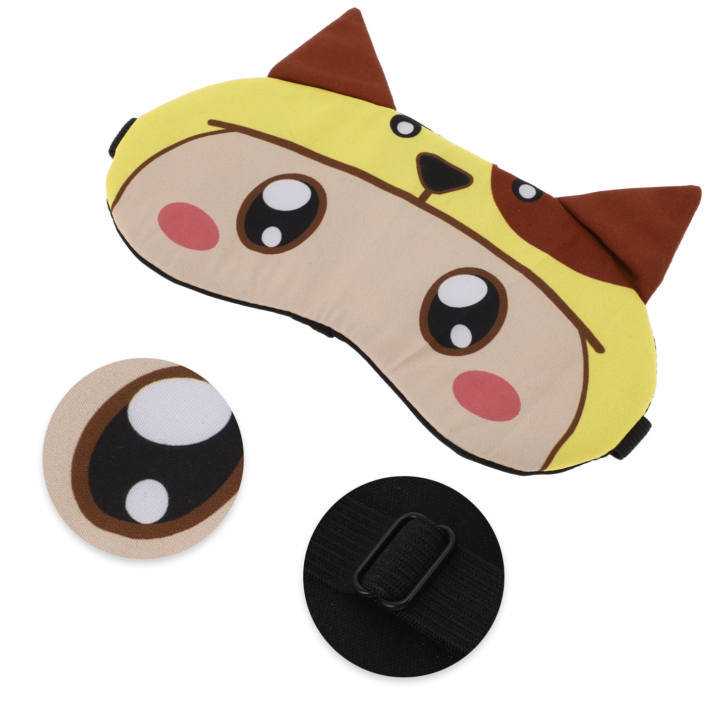Soft Cartoon Chicken Eyes Sleep Mask Eye Shade Cover for Rest Yellow