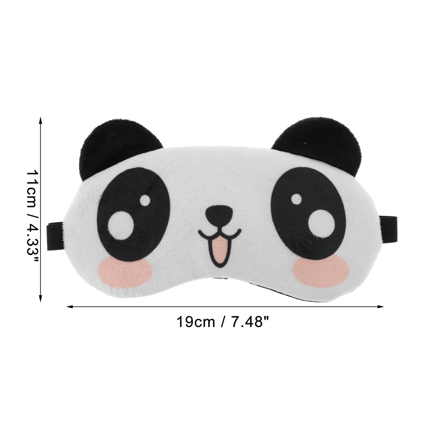 Soft Eyes Sleep Mask Eye Shade Cover for Rest Black White